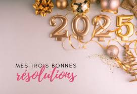 Les résolutions et bonnes habitudes!